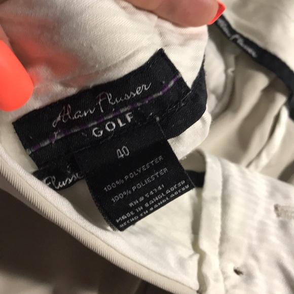 Alan Flusser Golf Khaki Shorts Size Men’s 40 - Picture 3 of 8